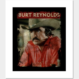 TEXTURE ART- Burt Reynolds - RETRO STYLE 3 Posters and Art